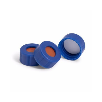 Cap, Screw, Blue, with PTFE/Red silicone septa 썸네일 2