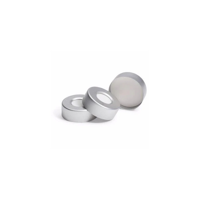 [Agilent] Headspace Aluminum Crimp Cap with PTFE/Silicone septa, 20mm [100/PK]