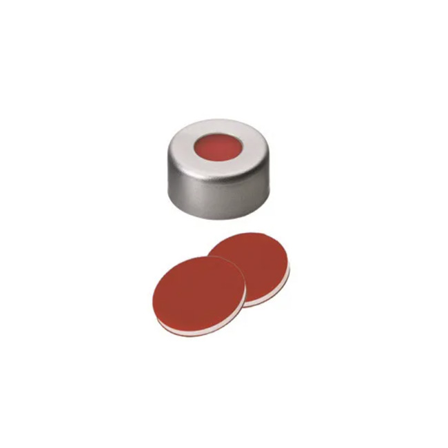 [Agilent] 11mm crimp cap, PTFE/S/PTFE septa 100/PK